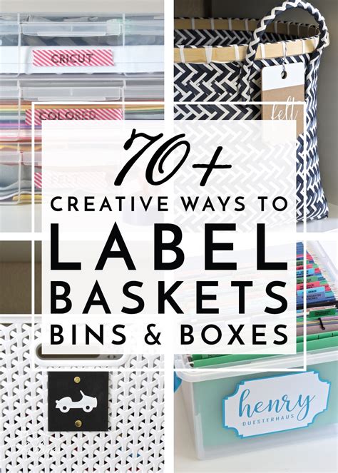 metal labels to affix on small boxes|creative way to label plastic containers.